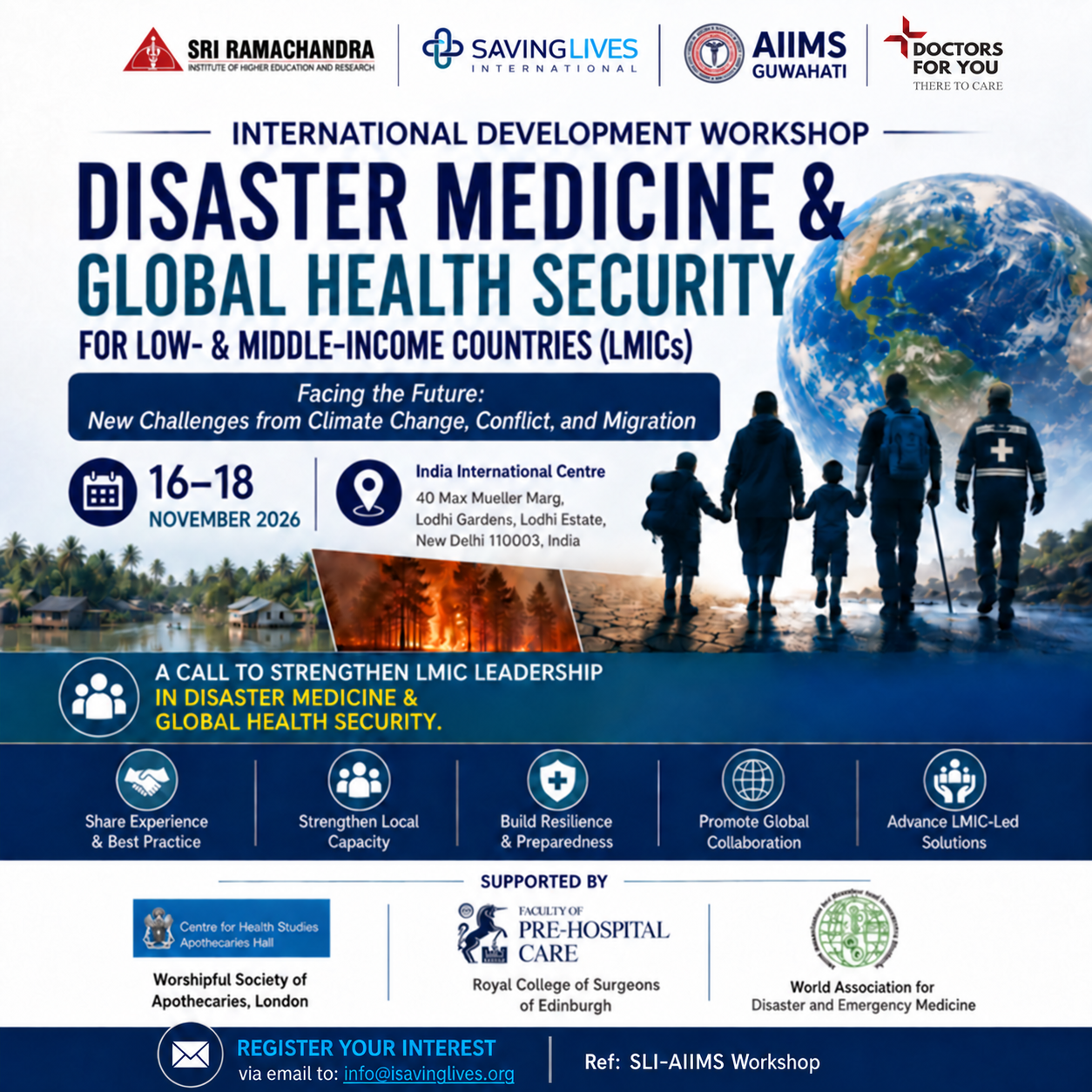 International Development Workshop flyer